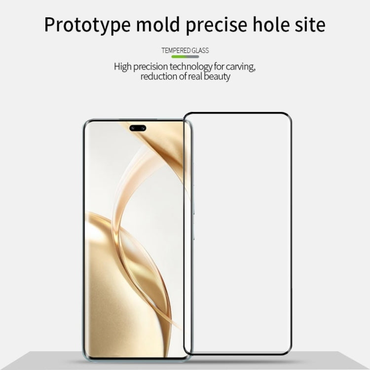 For Honor 200 MOFI 9H 3D Hot Bending Tempered Glass Film - Black