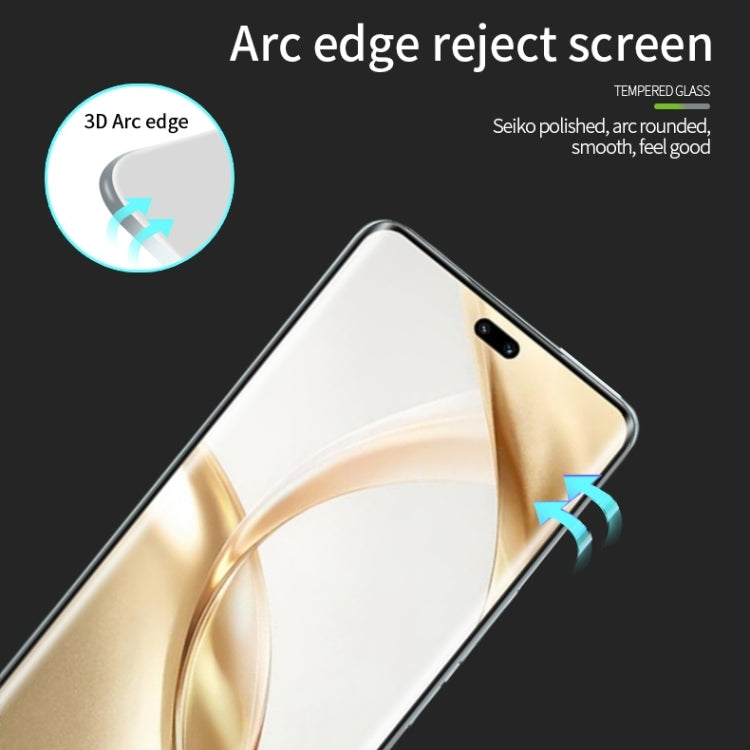 For Honor 200 MOFI 9H 3D Hot Bending Tempered Glass Film - Black