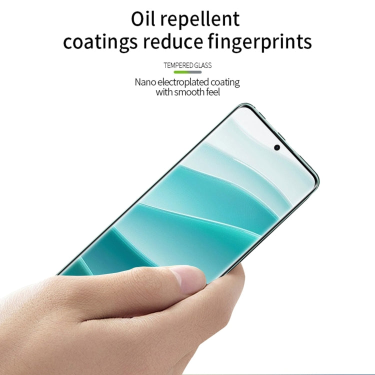 For Redmi Note 14 Pro 5G / 14 Pro+ 5G MOFI 9H 3D Hot Bending Tempered Glass Film - Black