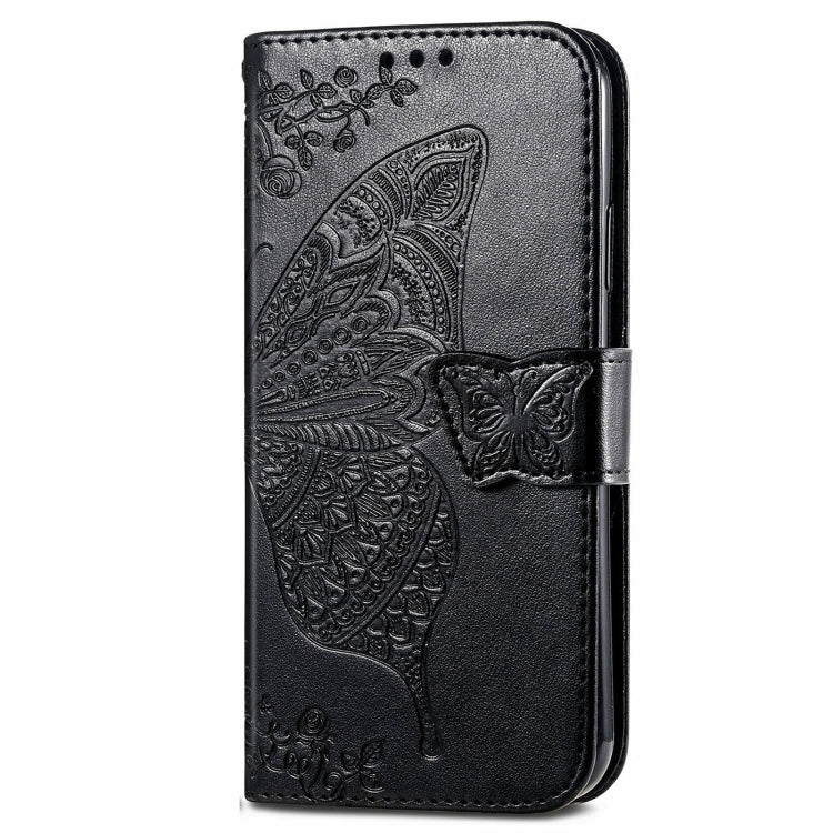 For Tecno Spark 20 Pro Butterfly Love Flower Embossed Leather Phone Case
