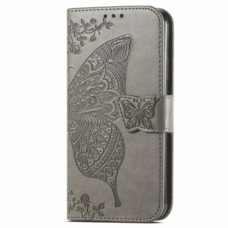 For Tecno Spark 20 Pro Butterfly Love Flower Embossed Leather Phone Case