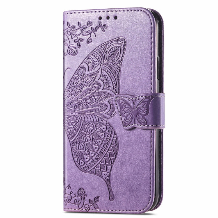 For Tecno Spark 20 Pro Butterfly Love Flower Embossed Leather Phone Case