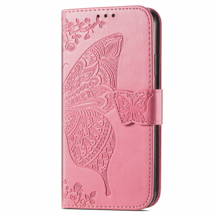 For Tecno Spark 20 Pro Butterfly Love Flower Embossed Leather Phone Case