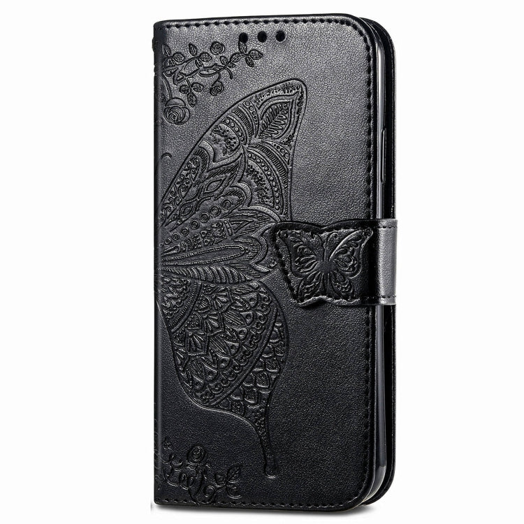 For Tecno Spark 20C Butterfly Love Flower Embossed Leather Phone Case