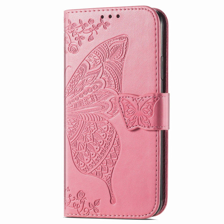 For Tecno Spark 20C Butterfly Love Flower Embossed Leather Phone Case