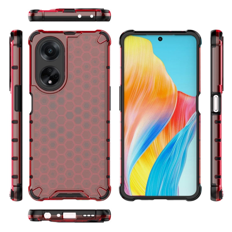 For OPPO A98 5G / A1 5G Shockproof Honeycomb Phone Case