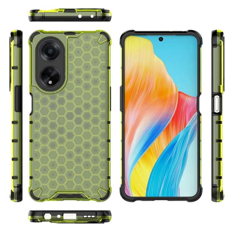 For OPPO A98 5G / A1 5G Shockproof Honeycomb Phone Case