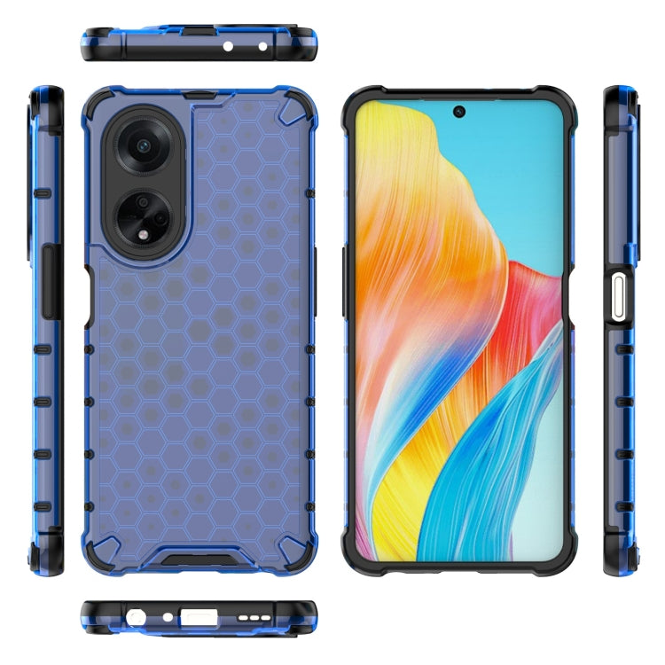 For OPPO A98 5G / A1 5G Shockproof Honeycomb Phone Case