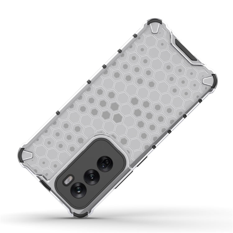 For OPPO Reno12 Global Shockproof Honeycomb Phone Case