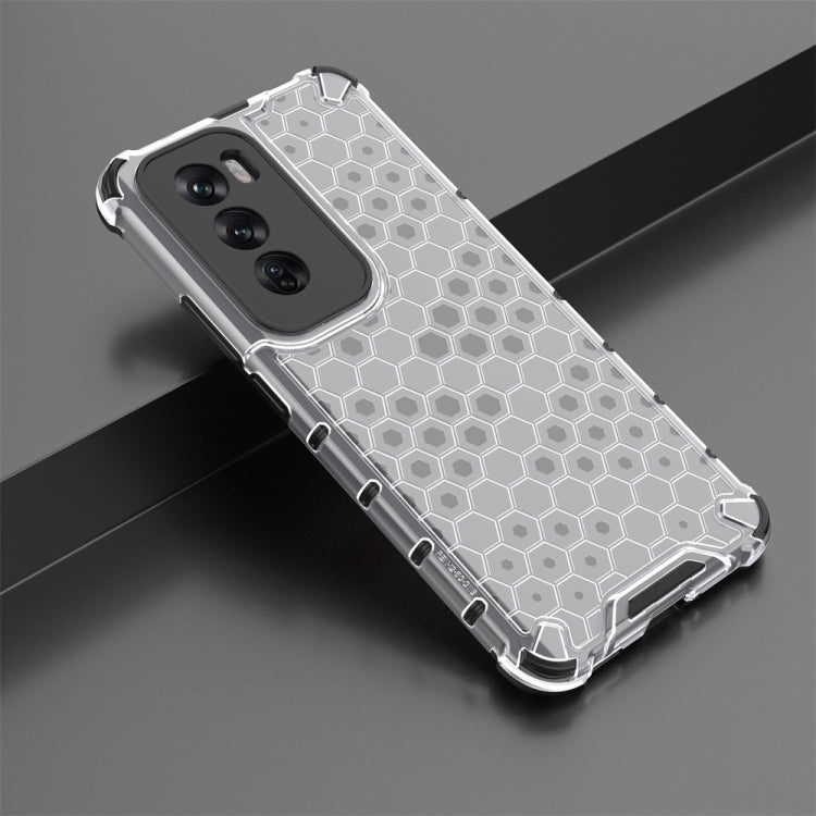 For OPPO Reno12 Global Shockproof Honeycomb Phone Case