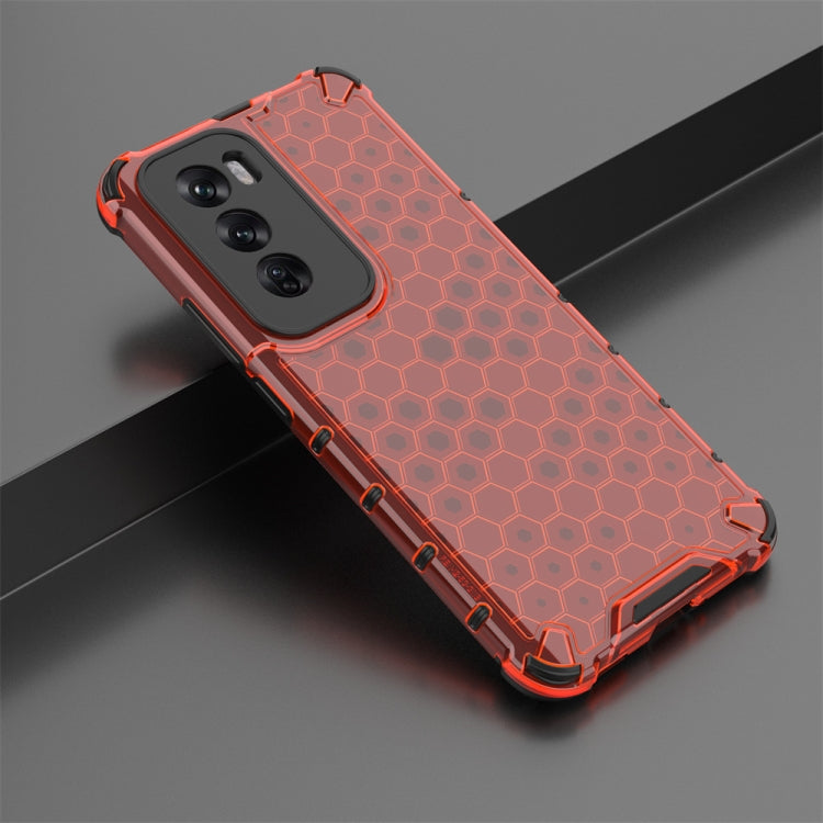 For OPPO Reno12 Global Shockproof Honeycomb Phone Case