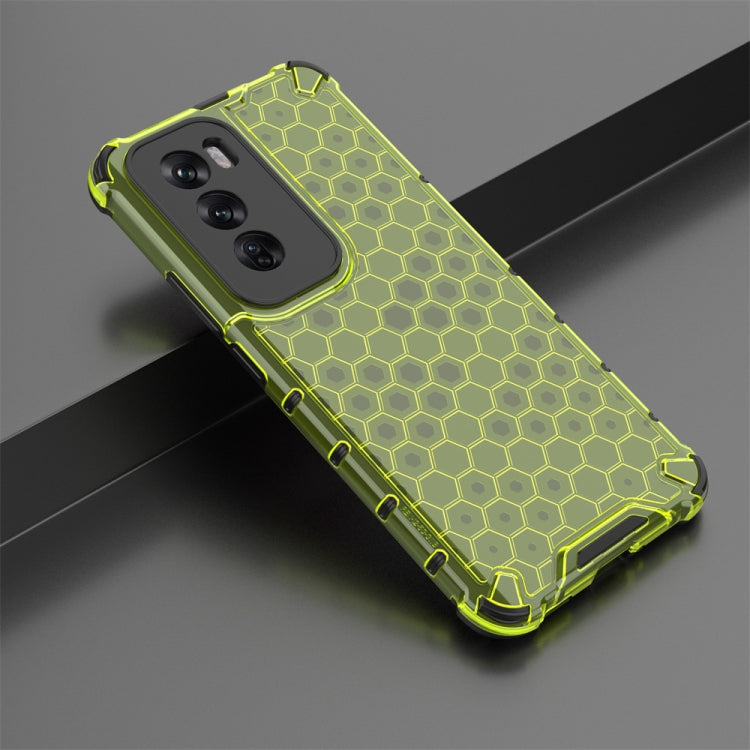 For OPPO Reno12 Global Shockproof Honeycomb Phone Case