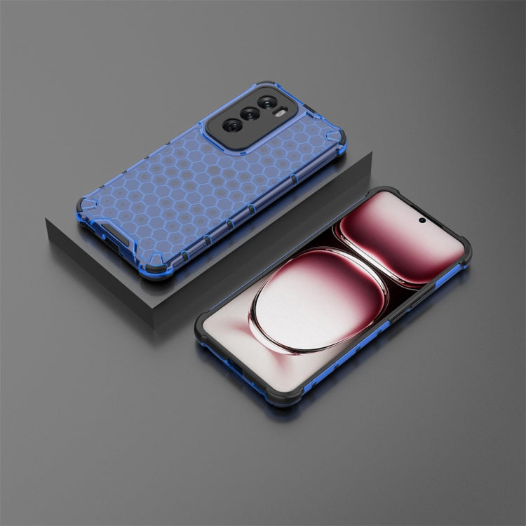 For OPPO Reno12 Global Shockproof Honeycomb Phone Case