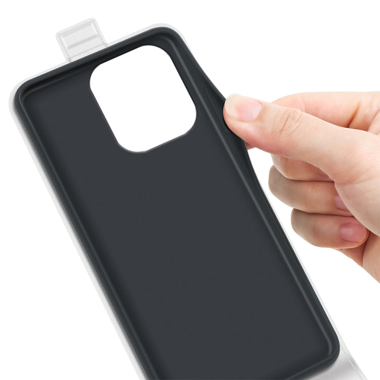 For iPhone 16 Pro R64 Texture Single Vertical Flip Leather Phone Case