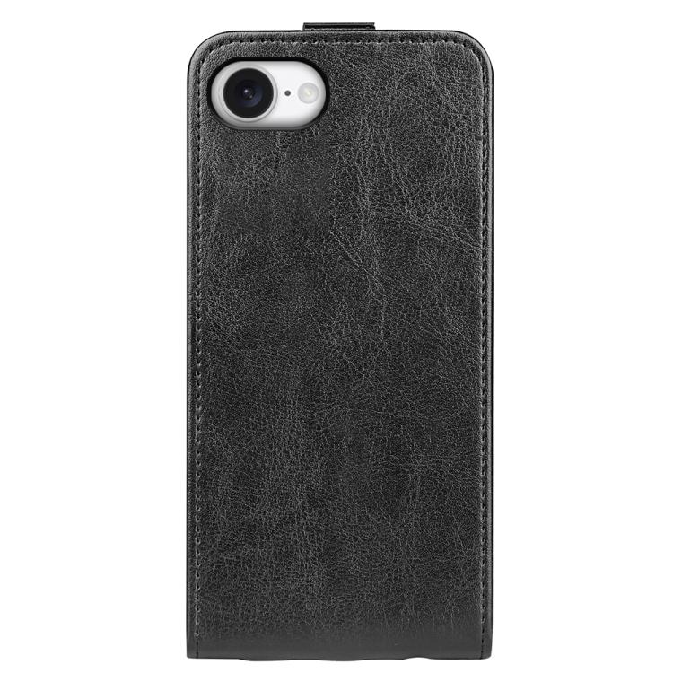 For iPhone 17e / 16e R64 Texture Single Vertical Flip Leather Phone Case