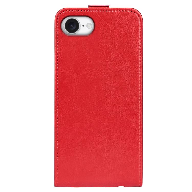 For iPhone 17e / 16e R64 Texture Single Vertical Flip Leather Phone Case
