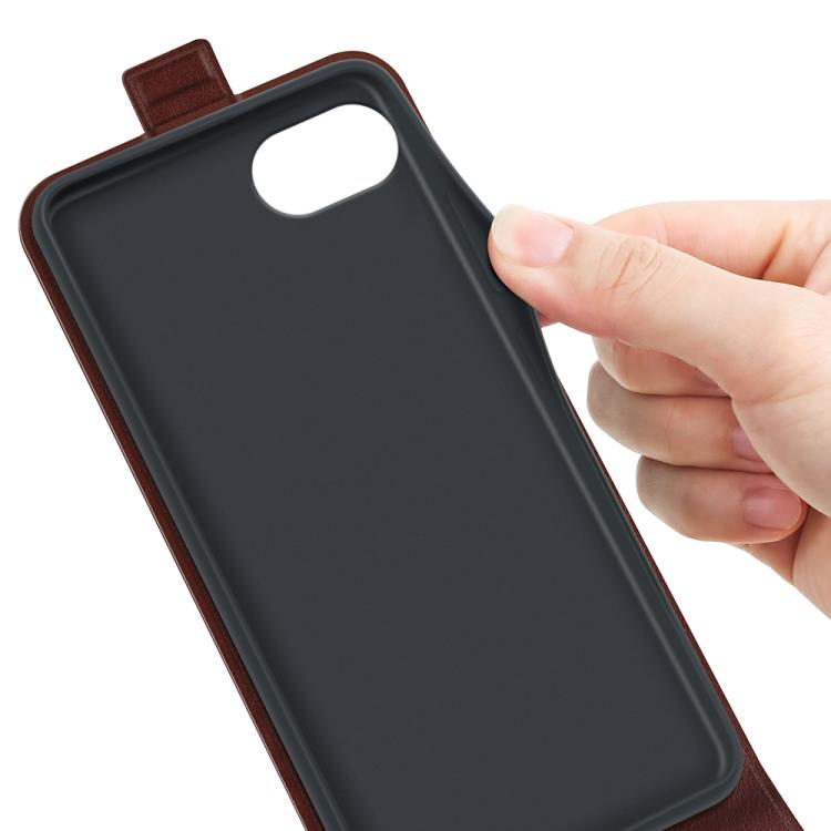 For iPhone 17e / 16e R64 Texture Single Vertical Flip Leather Phone Case