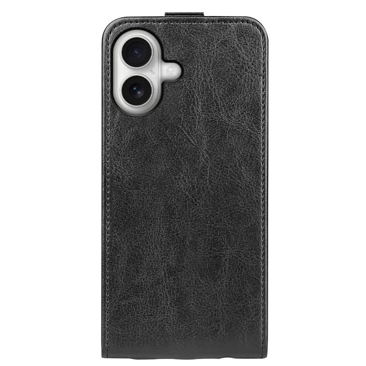 For iPhone 17 R64 Texture Single Vertical Flip Leather Phone Case