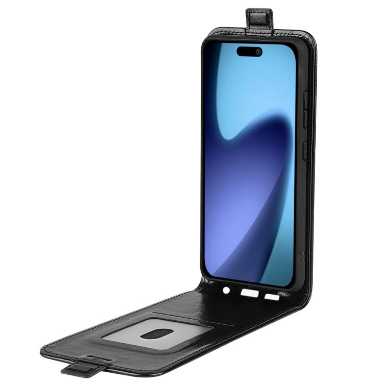 For iPhone Air R64 Texture Single Vertical Flip Leather Phone Case