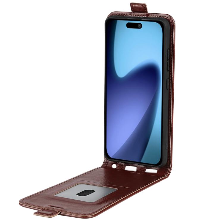 For iPhone Air R64 Texture Single Vertical Flip Leather Phone Case
