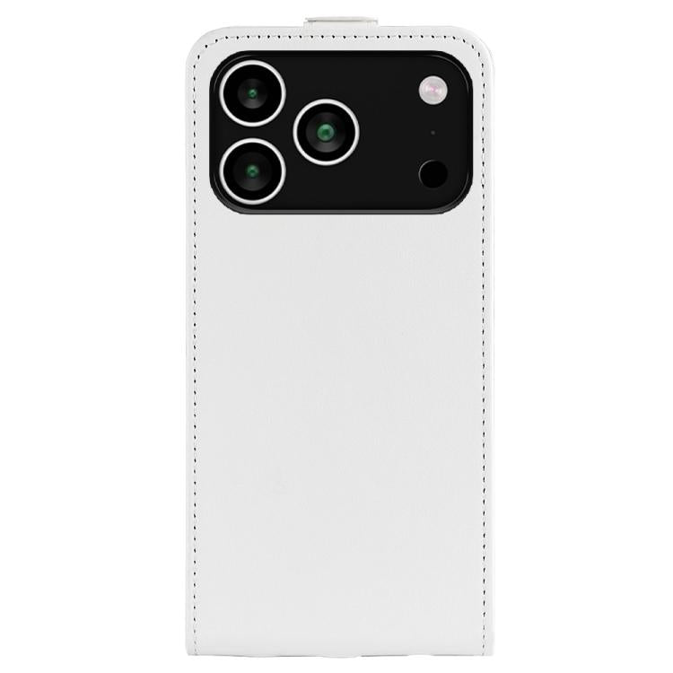For iPhone 17 Pro Max R64 Texture Single Vertical Flip Leather Phone Case