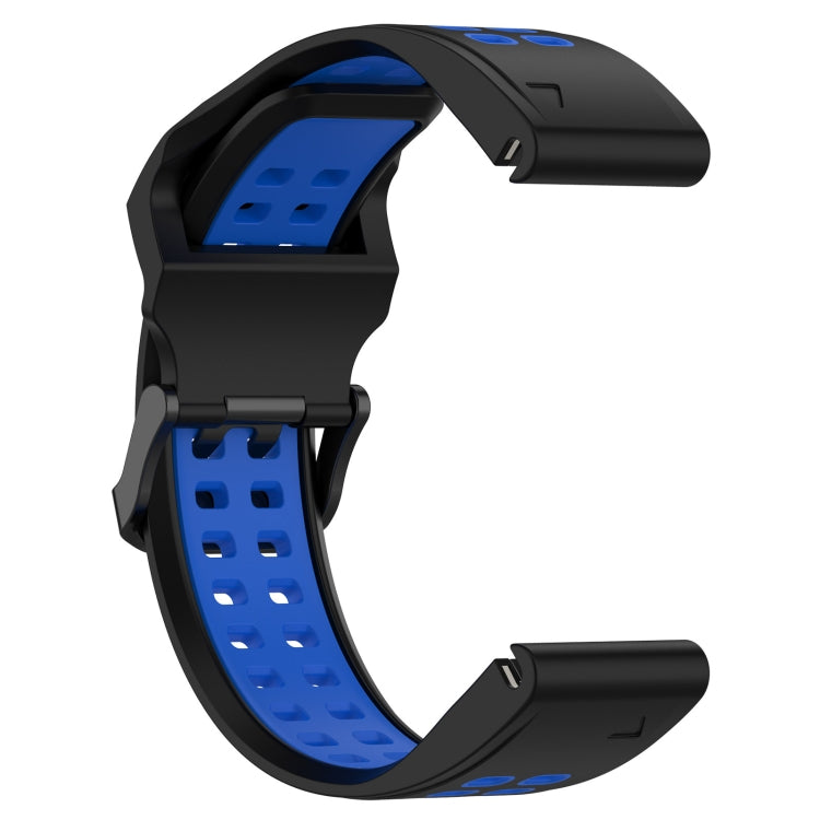 For Garmin Enduro 2 Two Color Reverse Buckle 26mm Silicone Watch Band