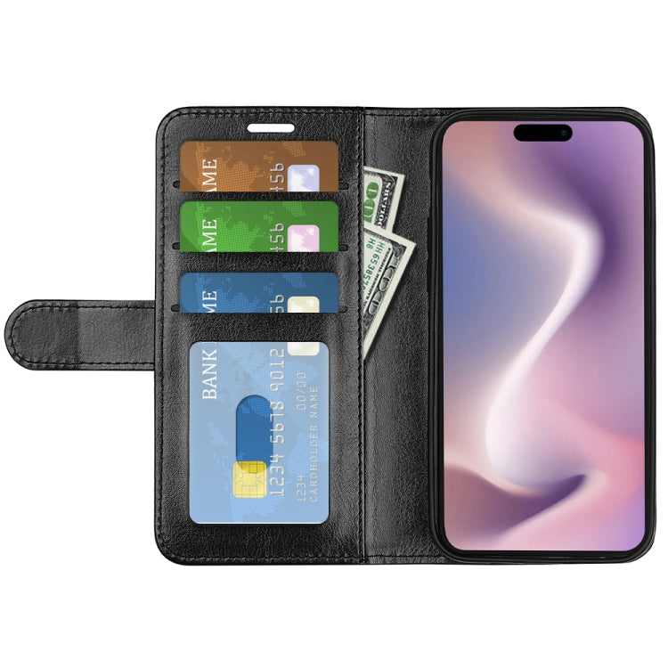 For iPhone 16 Pro R64 Texture Horizontal Flip Leather Phone Case