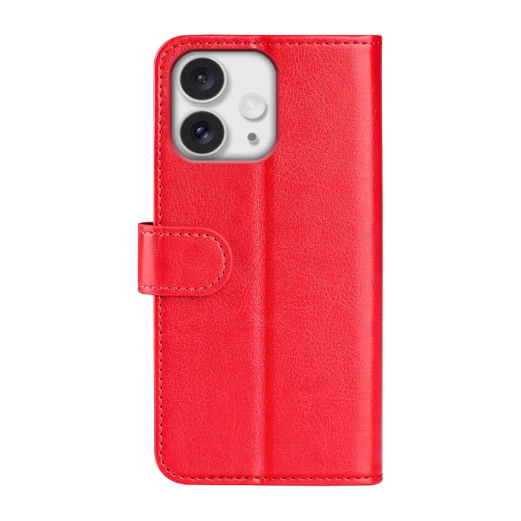 For iPhone 16 Pro R64 Texture Horizontal Flip Leather Phone Case