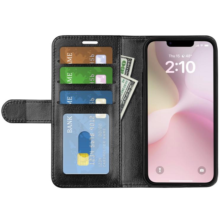 For iPhone 17e / 16e R64 Texture Horizontal Flip Leather Phone Case
