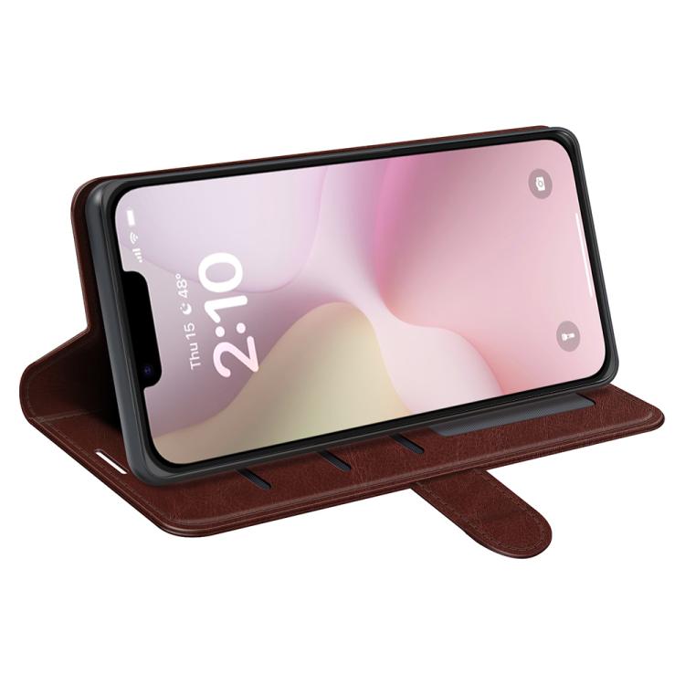 For iPhone 17e / 16e R64 Texture Horizontal Flip Leather Phone Case