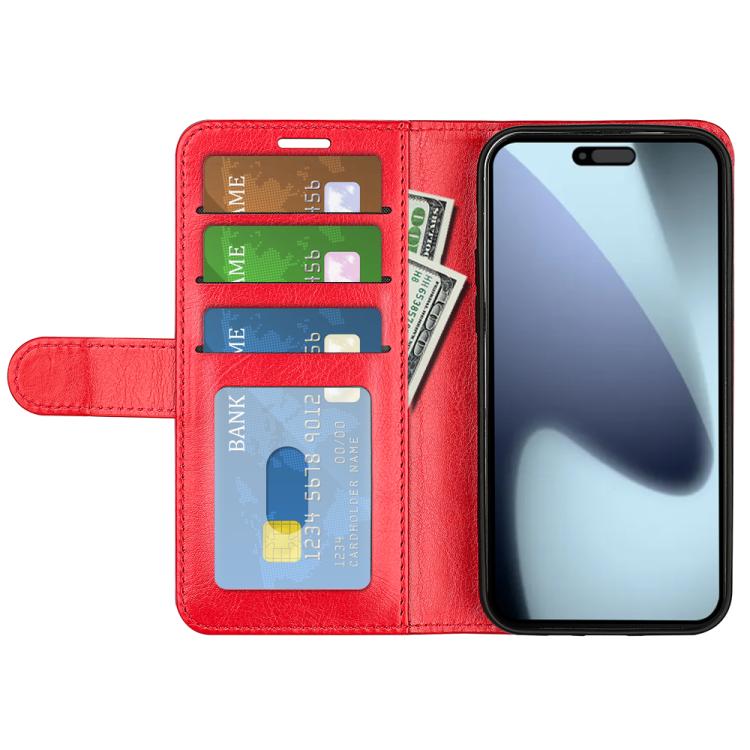 For iPhone 17 R64 Texture Horizontal Flip Leather Phone Case