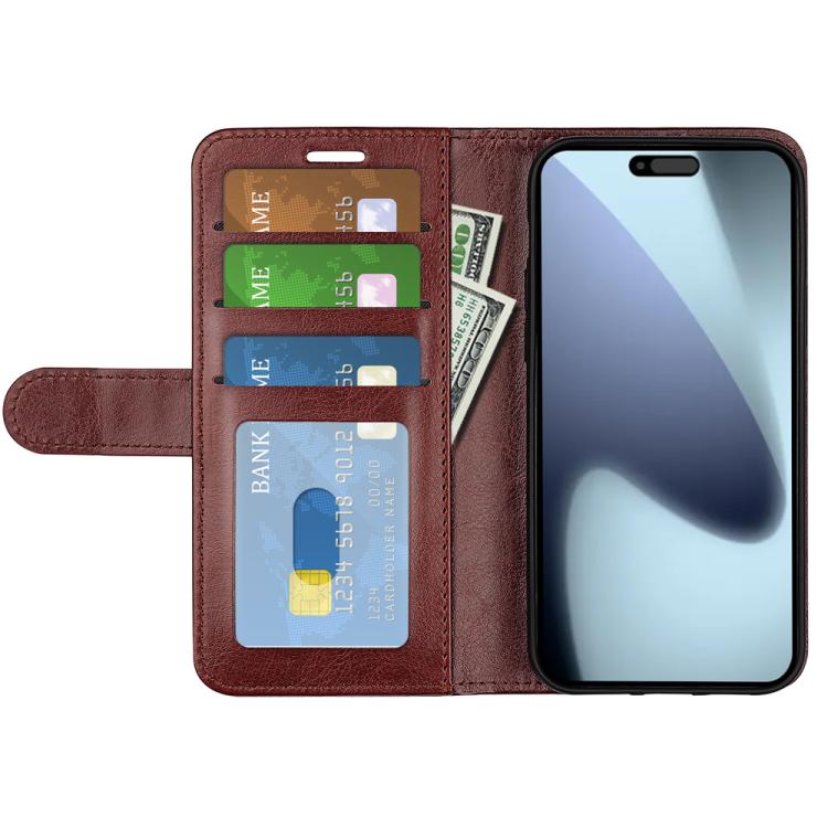 For iPhone 17 R64 Texture Horizontal Flip Leather Phone Case