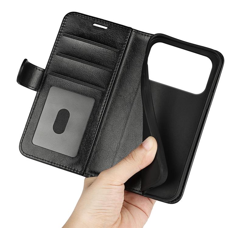 For iPhone 17 Pro R64 Texture Horizontal Flip Leather Phone Case