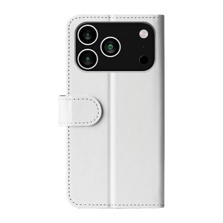 For iPhone 17 Pro R64 Texture Horizontal Flip Leather Phone Case