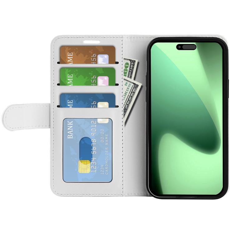 For iPhone 17 Pro R64 Texture Horizontal Flip Leather Phone Case