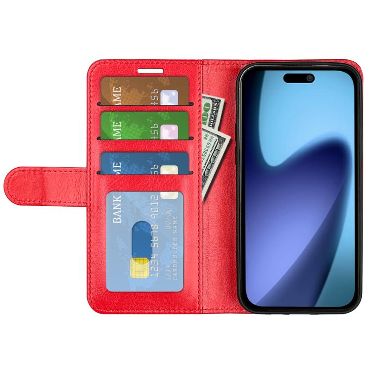 For iPhone Air R64 Texture Horizontal Flip Leather Phone Case