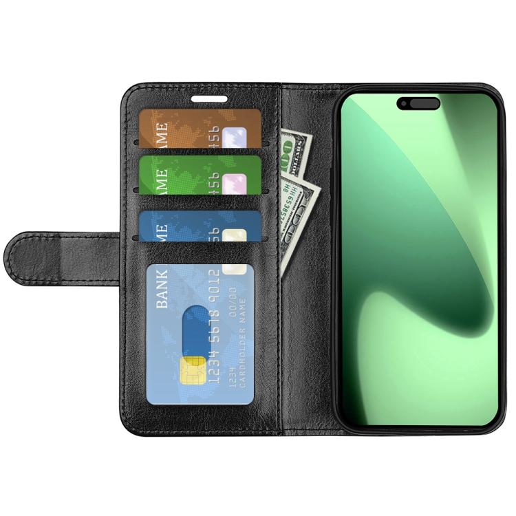 For iPhone 17 Pro Max R64 Texture Horizontal Flip Leather Phone Case