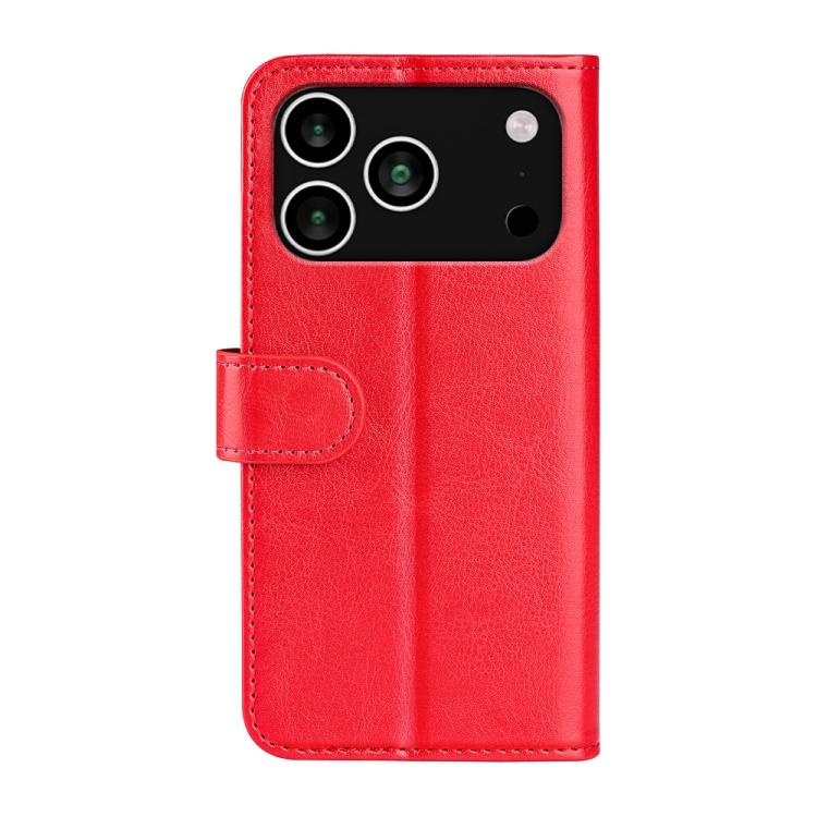For iPhone 17 Pro Max R64 Texture Horizontal Flip Leather Phone Case