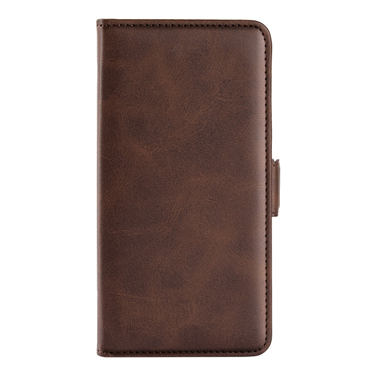 For iPhone 16 Pro Dual-side Magnetic Buckle Horizontal Flip Leather Phone Case