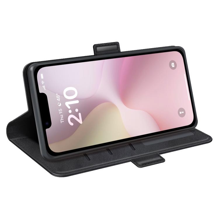For iPhone 17e / 16e Dual-side Magnetic Buckle Horizontal Flip Leather Phone Case