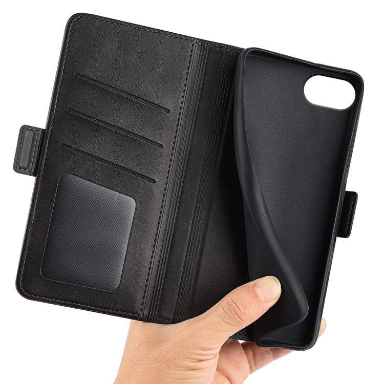 For iPhone 17e / 16e Dual-side Magnetic Buckle Horizontal Flip Leather Phone Case
