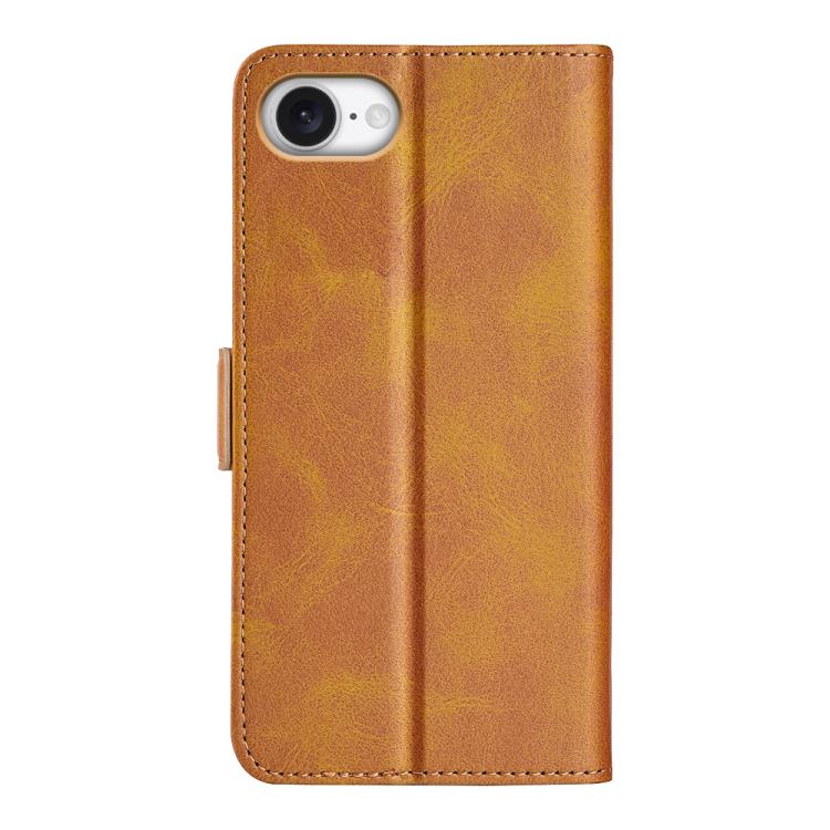 For iPhone 17e / 16e Dual-side Magnetic Buckle Horizontal Flip Leather Phone Case