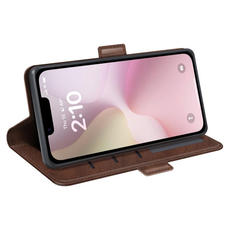For iPhone 17e / 16e Dual-side Magnetic Buckle Horizontal Flip Leather Phone Case