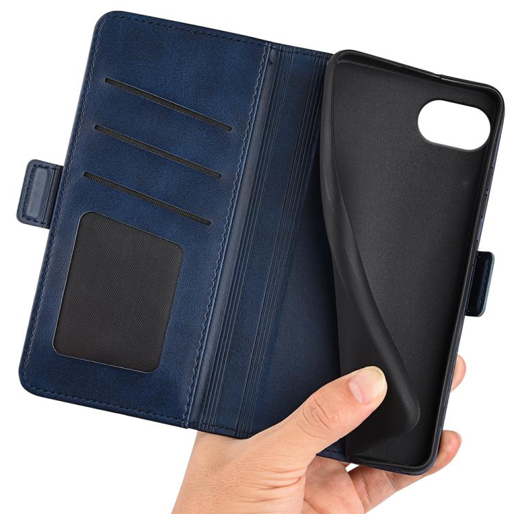 For iPhone 17e / 16e Dual-side Magnetic Buckle Horizontal Flip Leather Phone Case