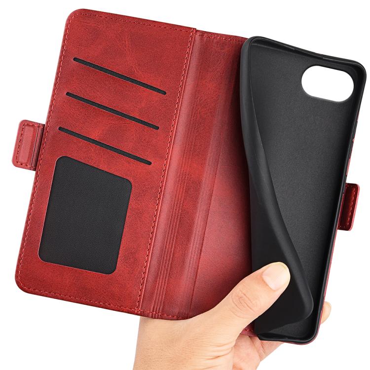 For iPhone 17e / 16e Dual-side Magnetic Buckle Horizontal Flip Leather Phone Case