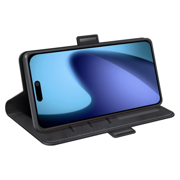 For iPhone 17 Dual-side Magnetic Buckle Horizontal Flip Leather Phone Case