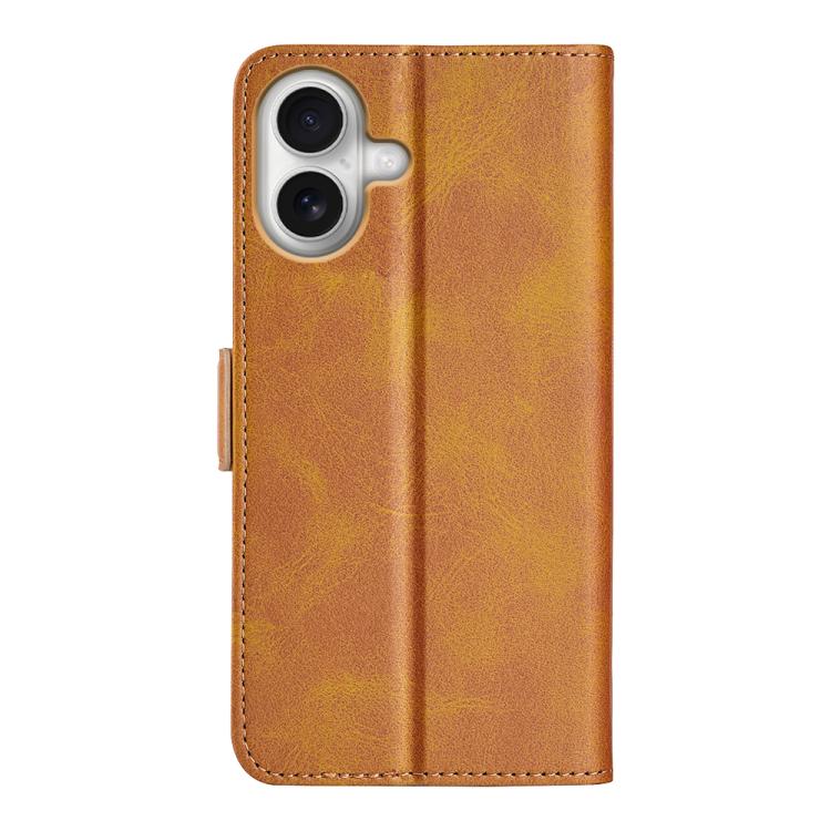 For iPhone 17 Dual-side Magnetic Buckle Horizontal Flip Leather Phone Case