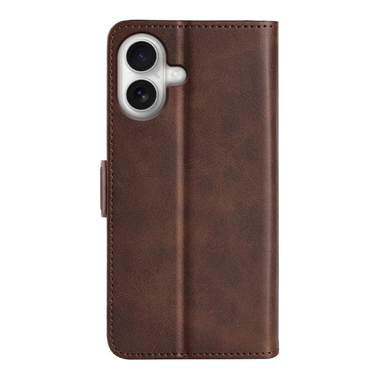 For iPhone 17 Dual-side Magnetic Buckle Horizontal Flip Leather Phone Case