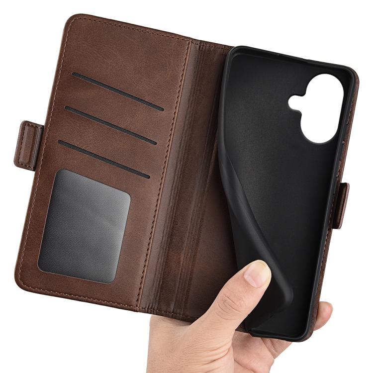 For iPhone 17 Dual-side Magnetic Buckle Horizontal Flip Leather Phone Case