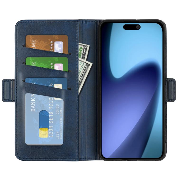 For iPhone 17 Dual-side Magnetic Buckle Horizontal Flip Leather Phone Case